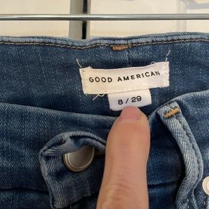 Good American Good Waist skinny jeans, size 8/29